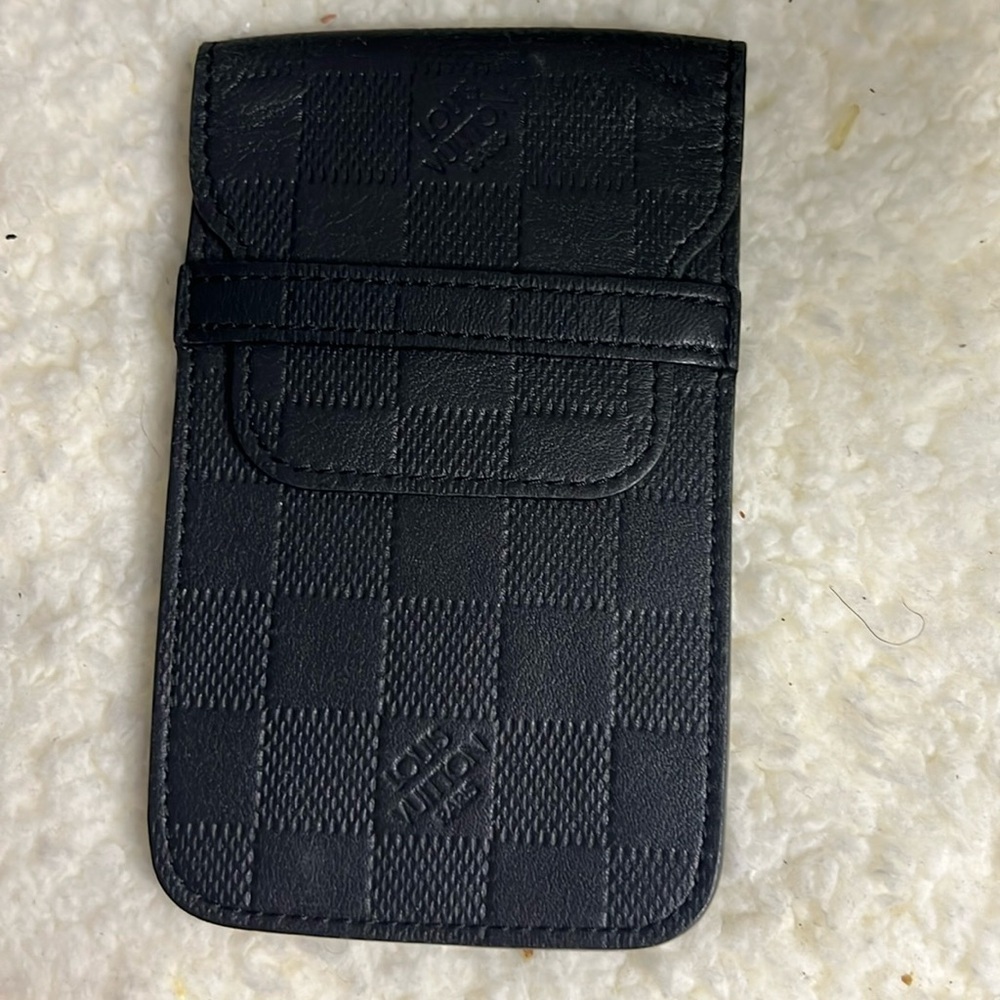 Louis Vuitton Damier Infini iPhone case onyx black